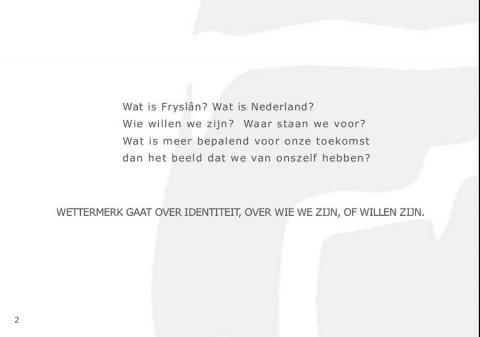 over wie we zijn of willen zijn